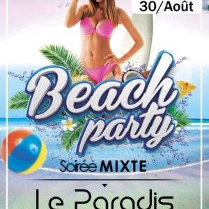 BEACH PARTY 30 AOUT 2.0 FLY